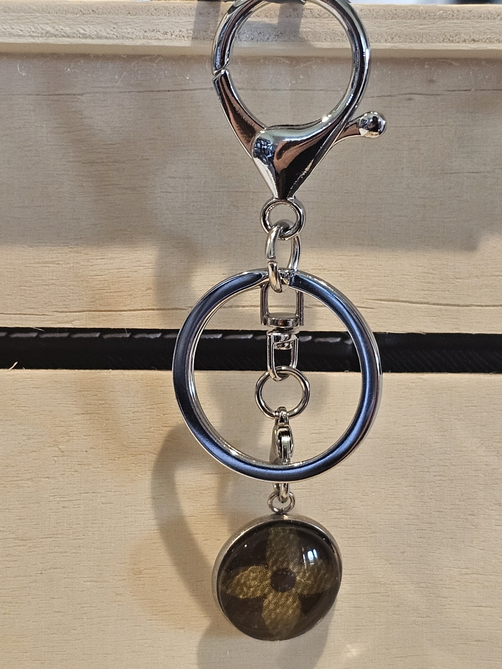 Louis Vuitton Piece In Pendant On Keychain/Bag Charm